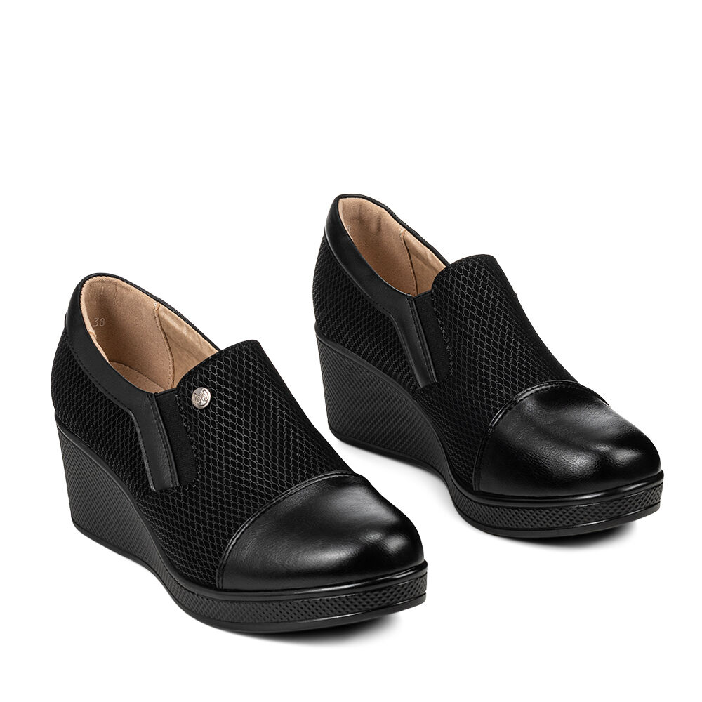 Mocasin Negro Formal Mujer Weide Jml01 image number 2.0
