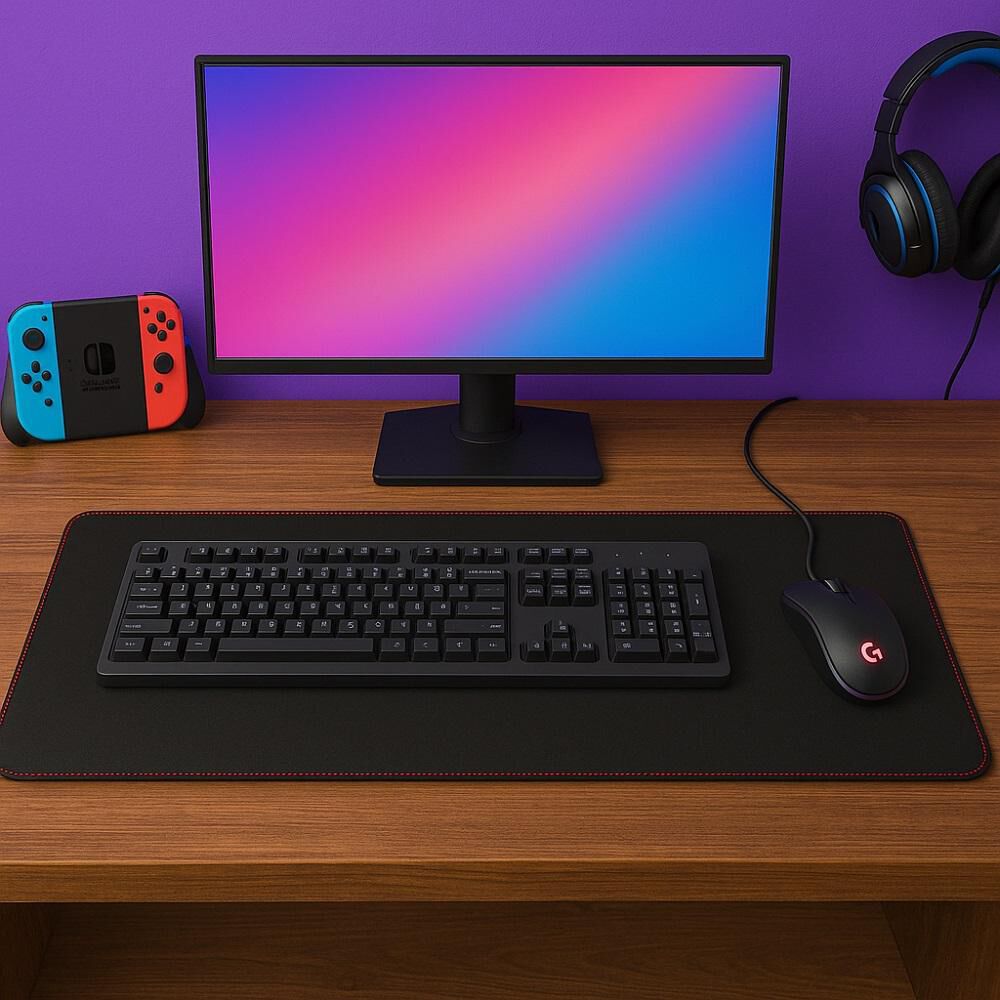 Mouse Pad Gamer Xl 90x40 Goma Antideslizante image number 4.0