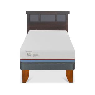 Cama Europea Cic Excellence Plus / 1.5 Plazas / Base Normal + Respaldo