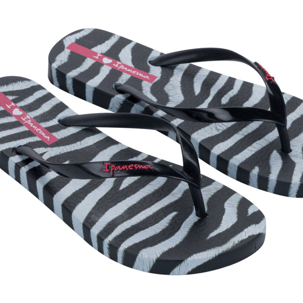 Sandalia Mujer Rosa/negro Trendy Print Ipanema image number 1.0