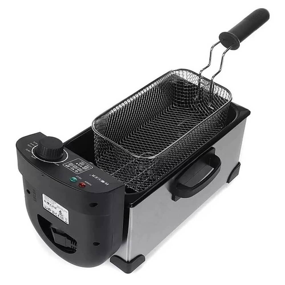 Freidora El&eacute;ctrica 3l Acero Inoxidable Aceite 2000w image number 2.0