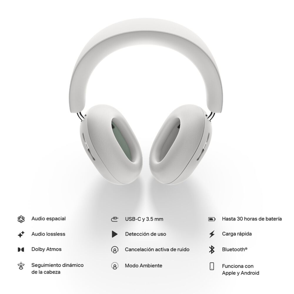 Aud&iacute;fonos Bluetooth Sonos Ace Over Ear Headphone Blancos image number 6.0