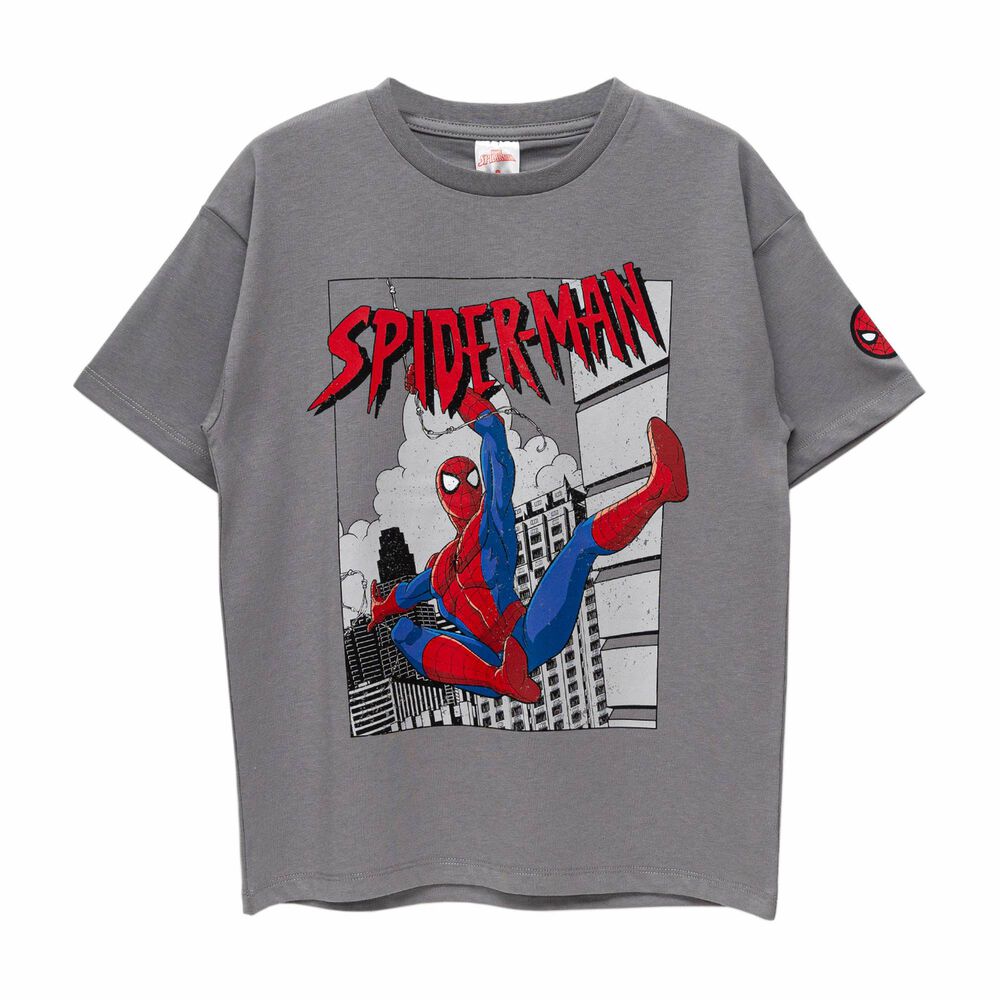 Polera Ni&ntilde;o Bubblegummers Amazing Spiderman Gris image number 0.0