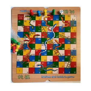 Juego De Mesa Tablero 2 Juegos En 1 (ludo Y Culebrita)