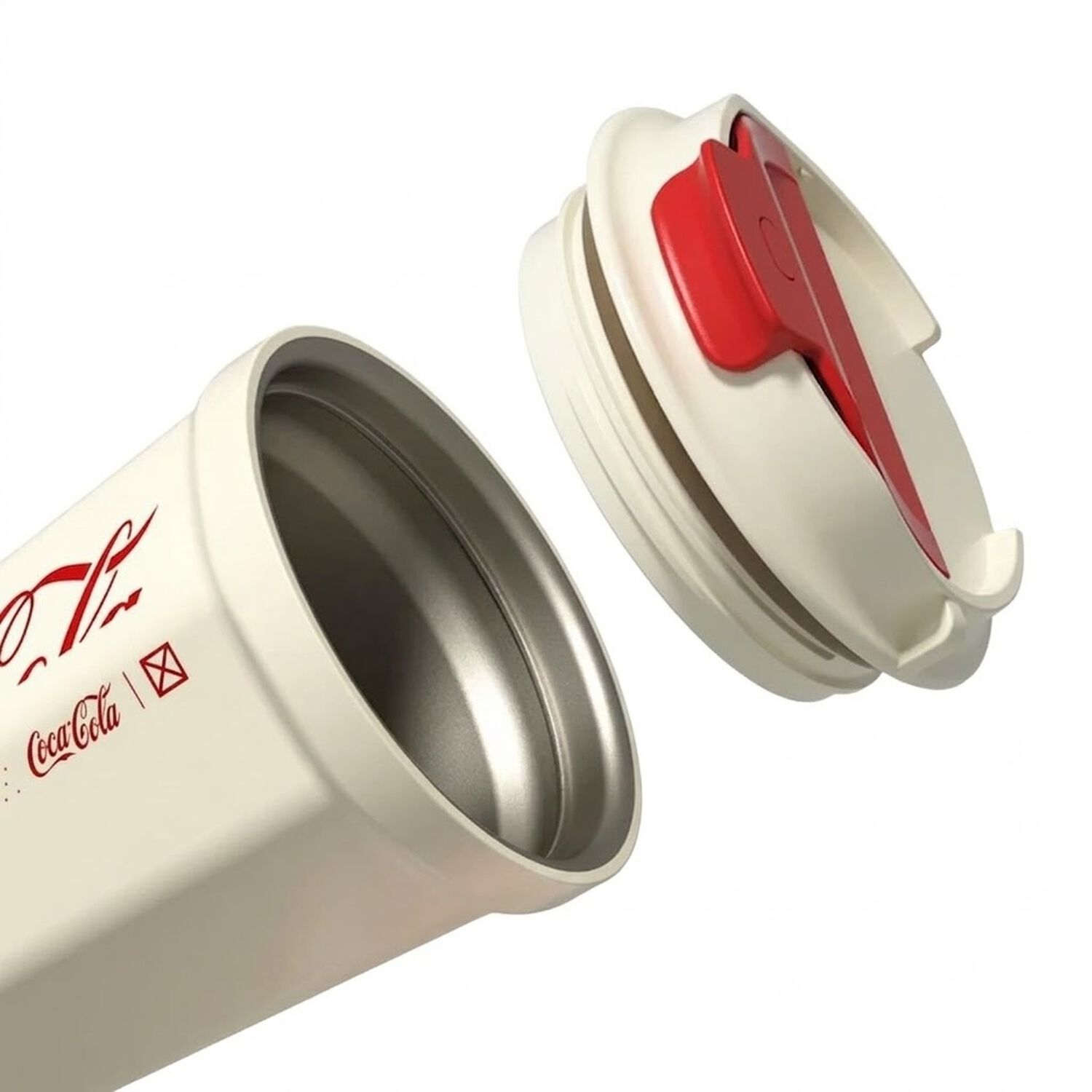 Vaso Termico Mug Germ Coca-cola Acero Inoxidable 390ml White image number 3.0