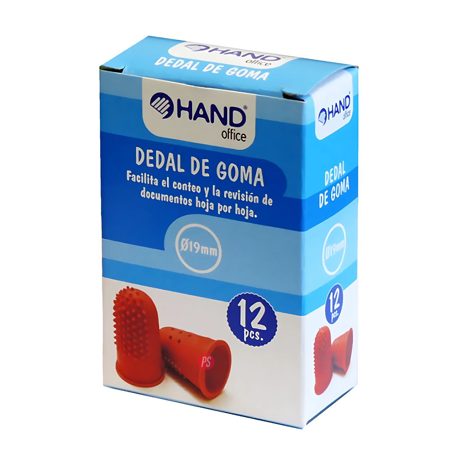 Pack 12 Dedales De Goma 19mm N&uacute;mero 13 - Ps image number 1.0