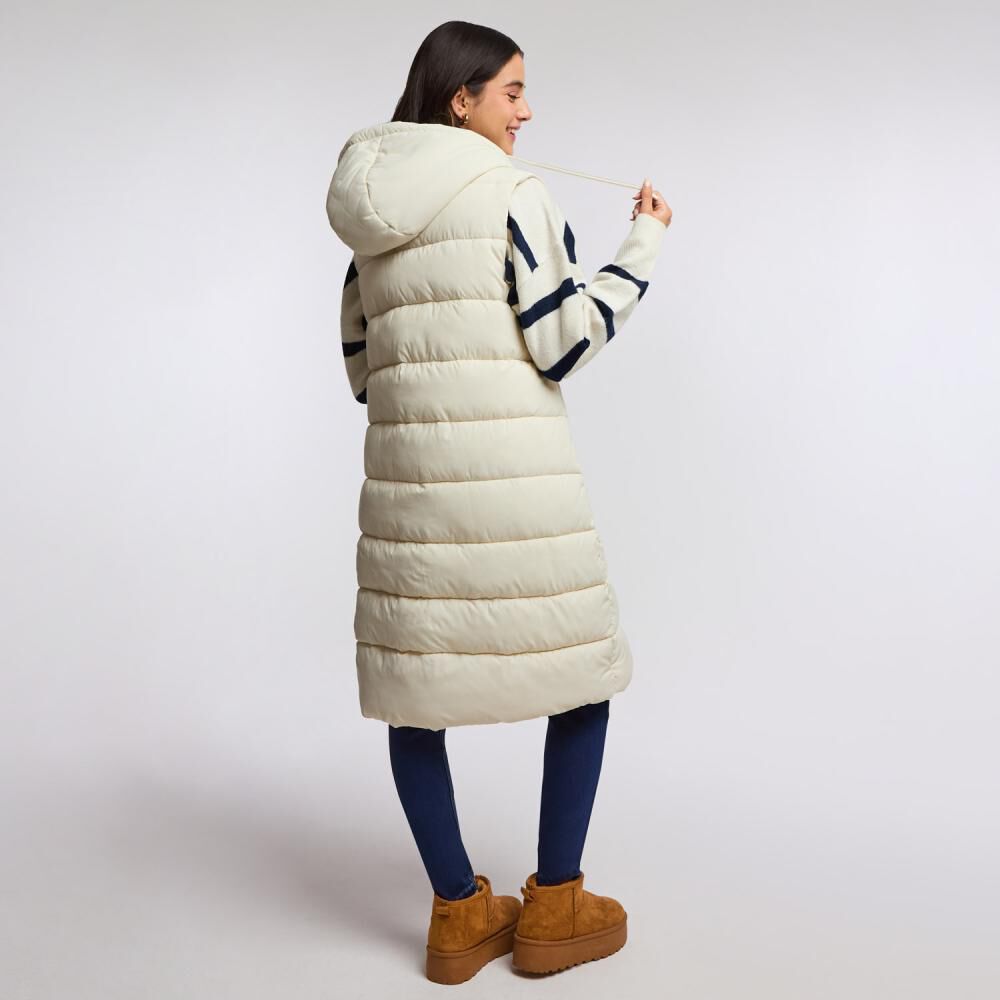 Parka Larga Sin Mangas Cuello Alto Mujer Freedom image number 3.0