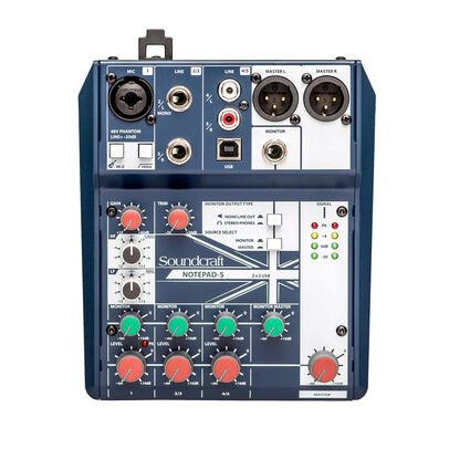 Consola Con Interfaz Usb Soundcraft Notepad 5