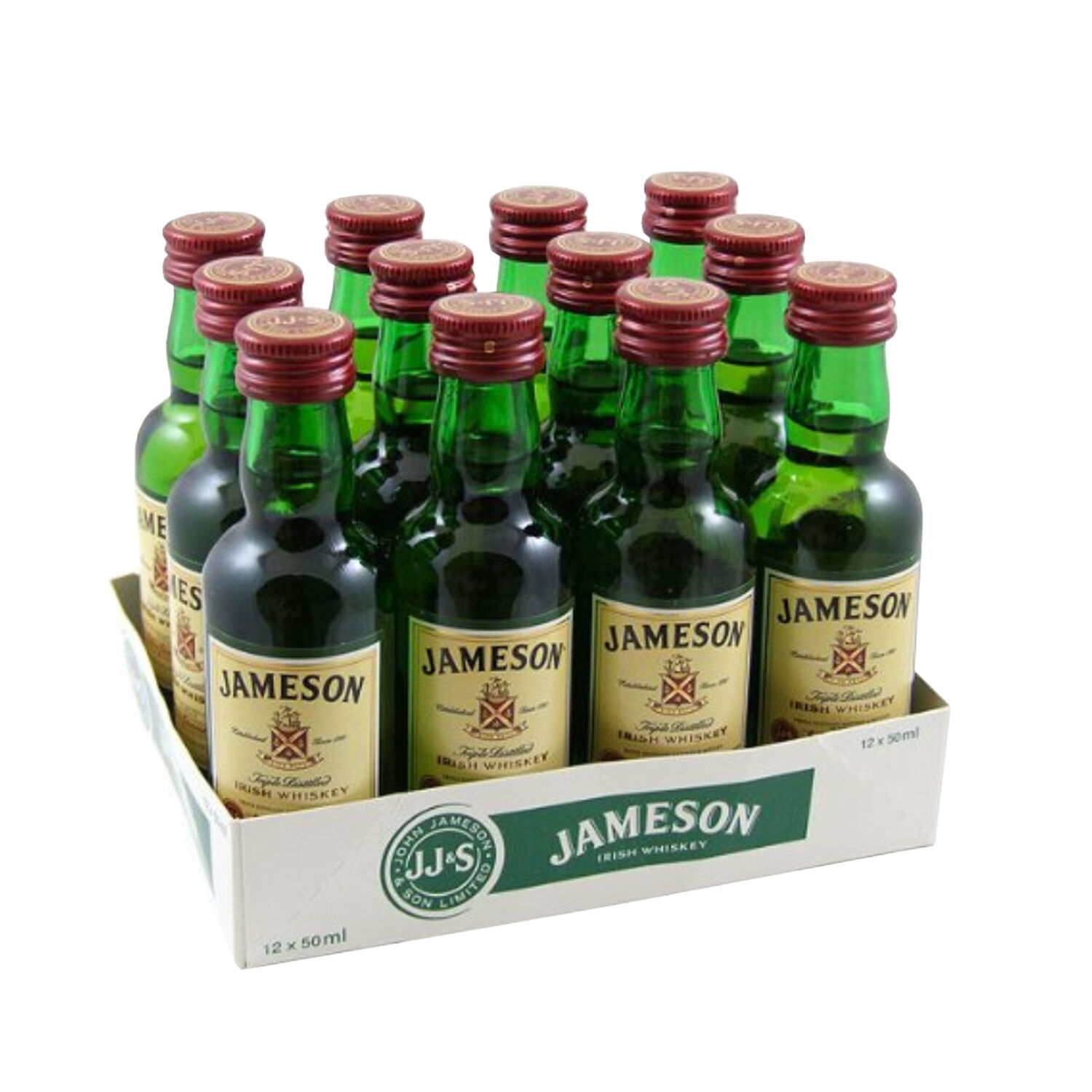 12 Miniaturas Whisky Jameson Irish Whiskey (50 Ml) image number 0.0