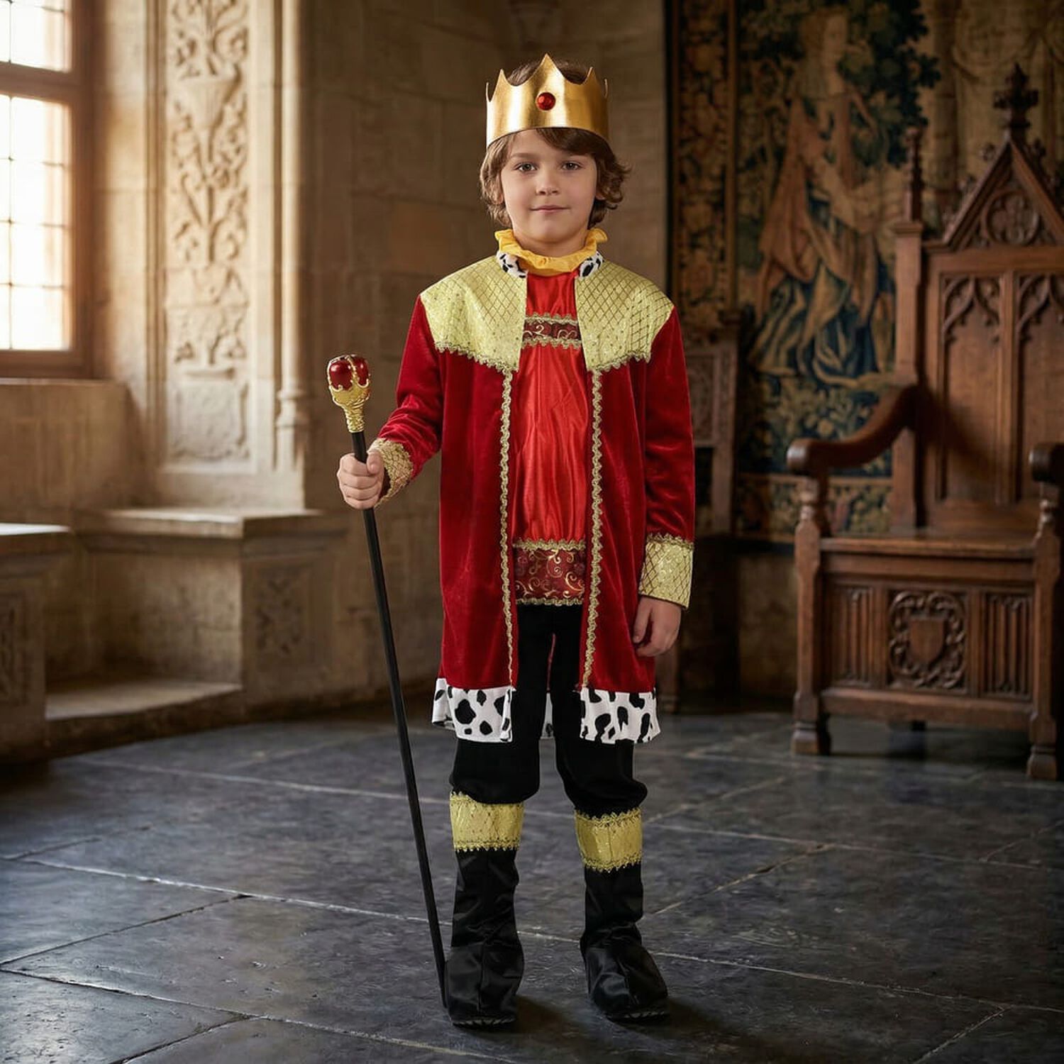 Disfraz Rey Medieval Infantil image number 7.0