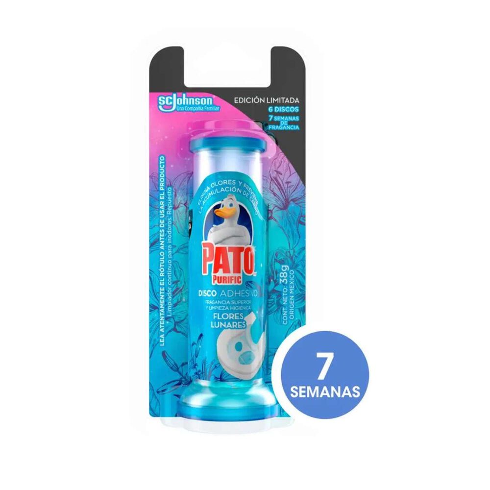 Discos Activos Para Wc Repuesto Flores Lunares 6 Discos - Pato Purific image number 0.0