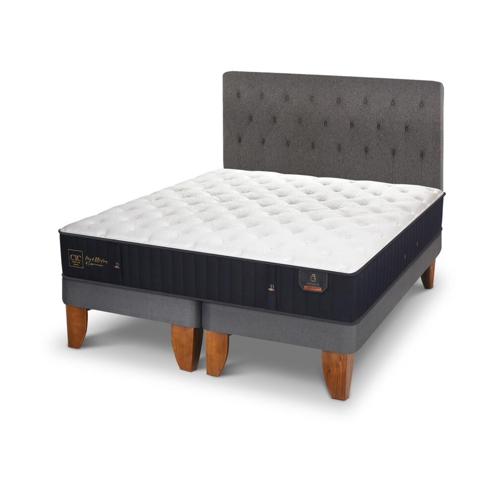 Cama Europea Cic Premium / King / Base Dividida + Respaldo image number 1.0