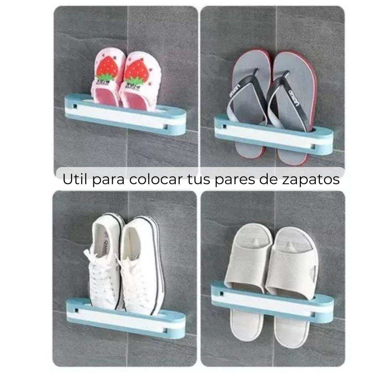 Organizador De Pared Plegable Zapatos O Toallero 3 En 1 image number 2.0