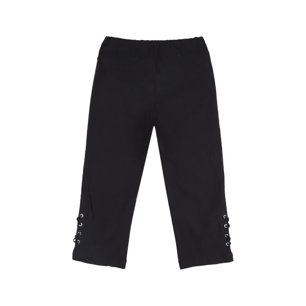 Bermuda Cropped Tiro Medio Slim Mujer Kimera image number 1.0