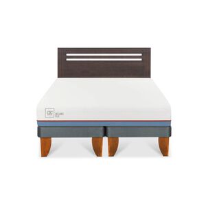 Cama Europea Cic Excellence Plus / 2 Plazas / Base Dividida + Respaldo