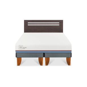 Cama Europea Cic Excellence Plus / 2 Plazas / Base Dividida + Respaldo