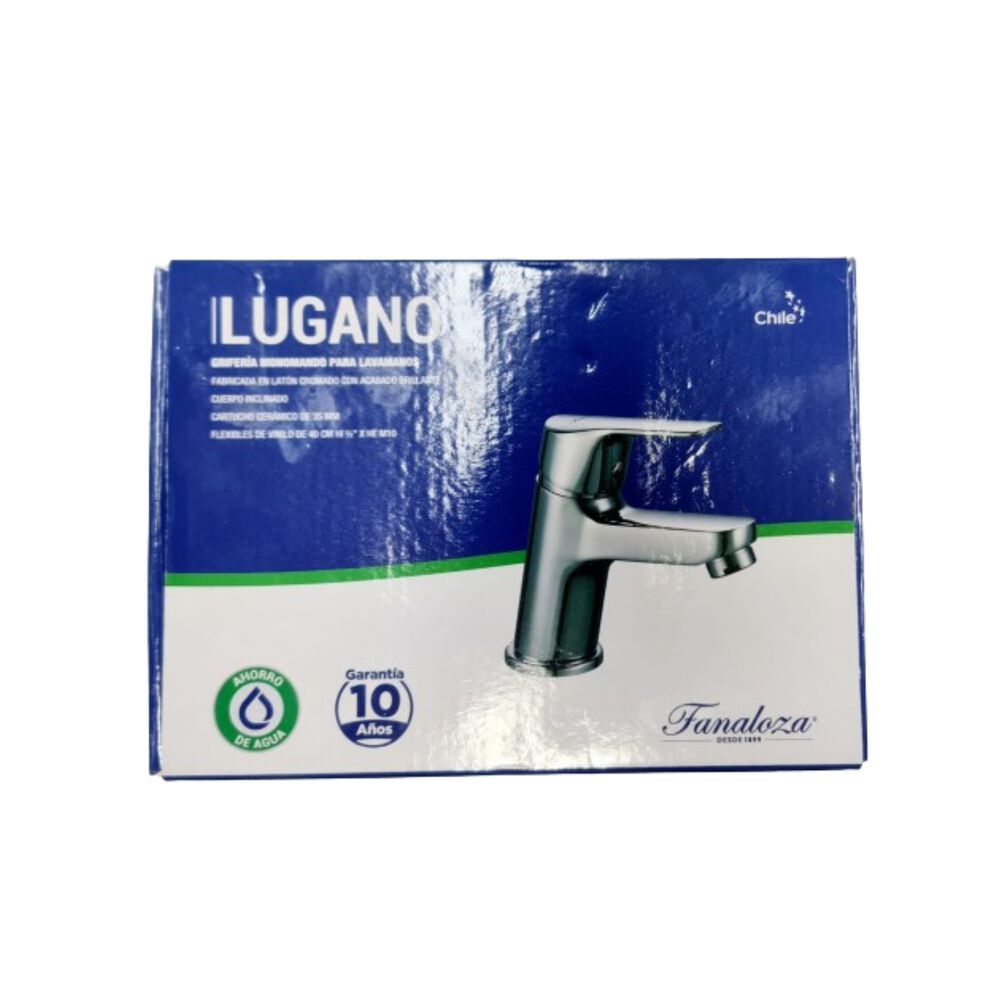 Llave Monomando Lavamanos Lugano Fanaloza Garantia 10 Años Ahorro De Agua image number 3.0