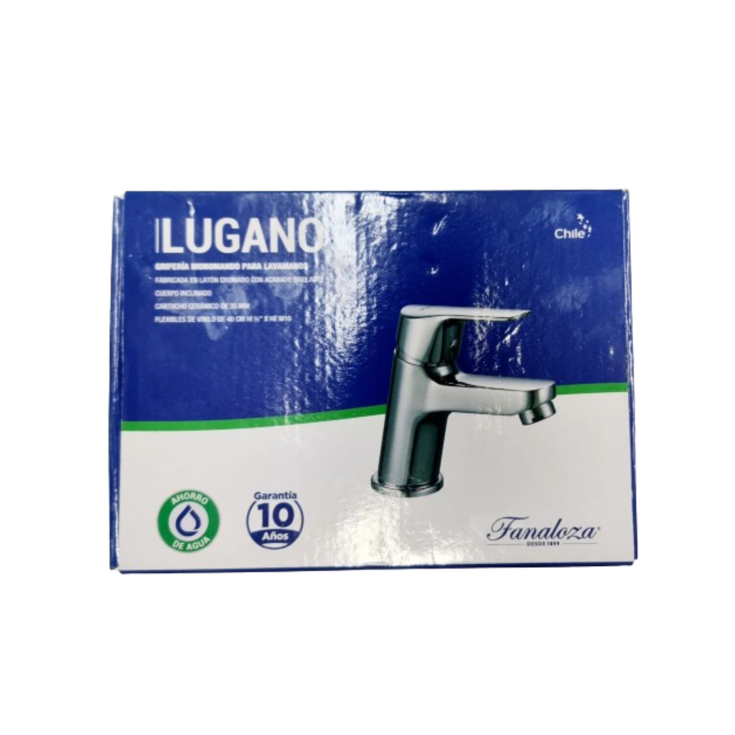 Llave Monomando Lavamanos Lugano Fanaloza Garantia 10 A&ntilde;os Ahorro De Agua image number 3.0