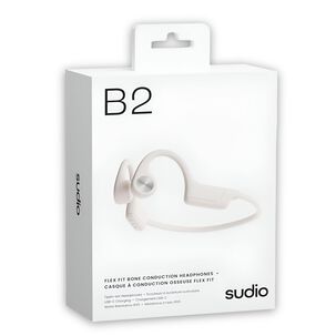 Audífonos Premium Sudio B2 Conducción Osea Bluetooth White