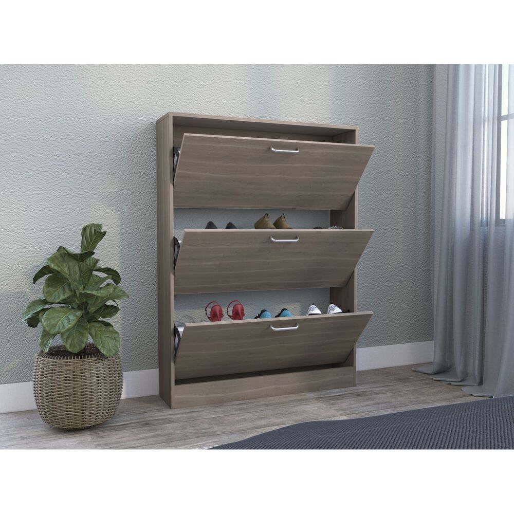 Mueble Zapatero 3 Compartimientos 128,7x94,2x24 Cm Beige image number 5.0