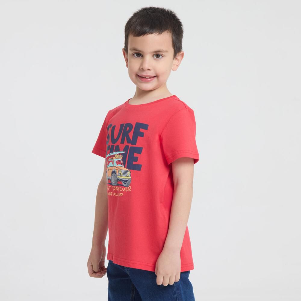 Polera Manga Corta Cuello Redondo Niño Topsis image number 2.0