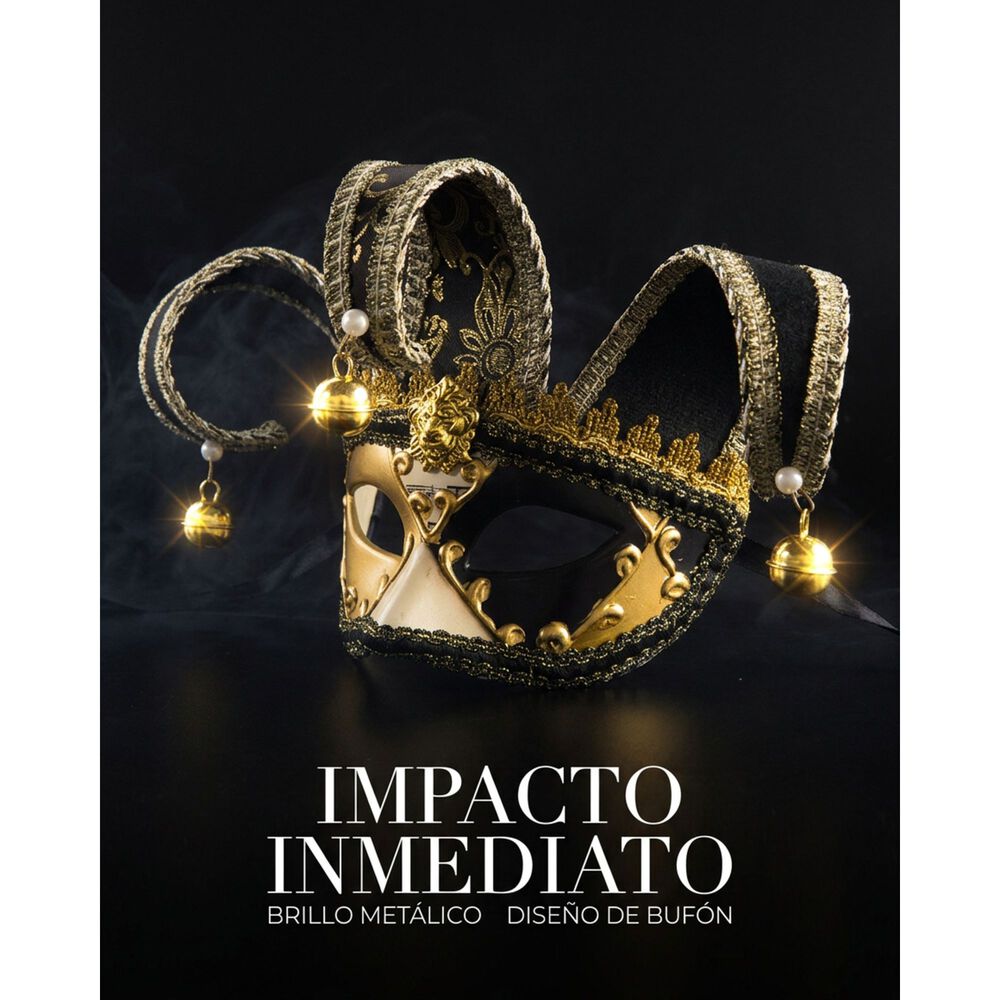 M&aacute;scara Buf&oacute;n Unisex Con Cascabeles Para Fiesta image number 5.0