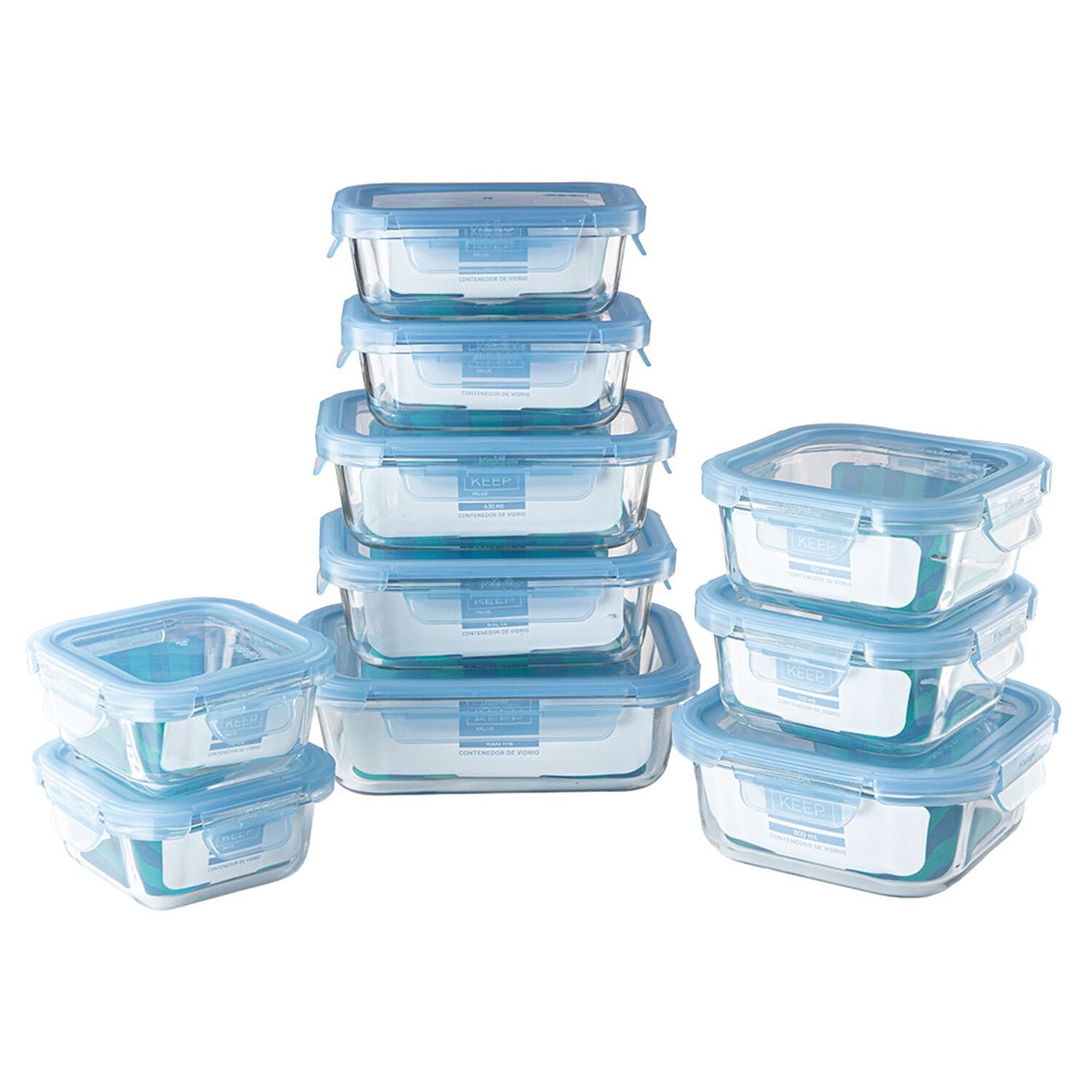 Set 10 Hermeticos 20pcs Keep