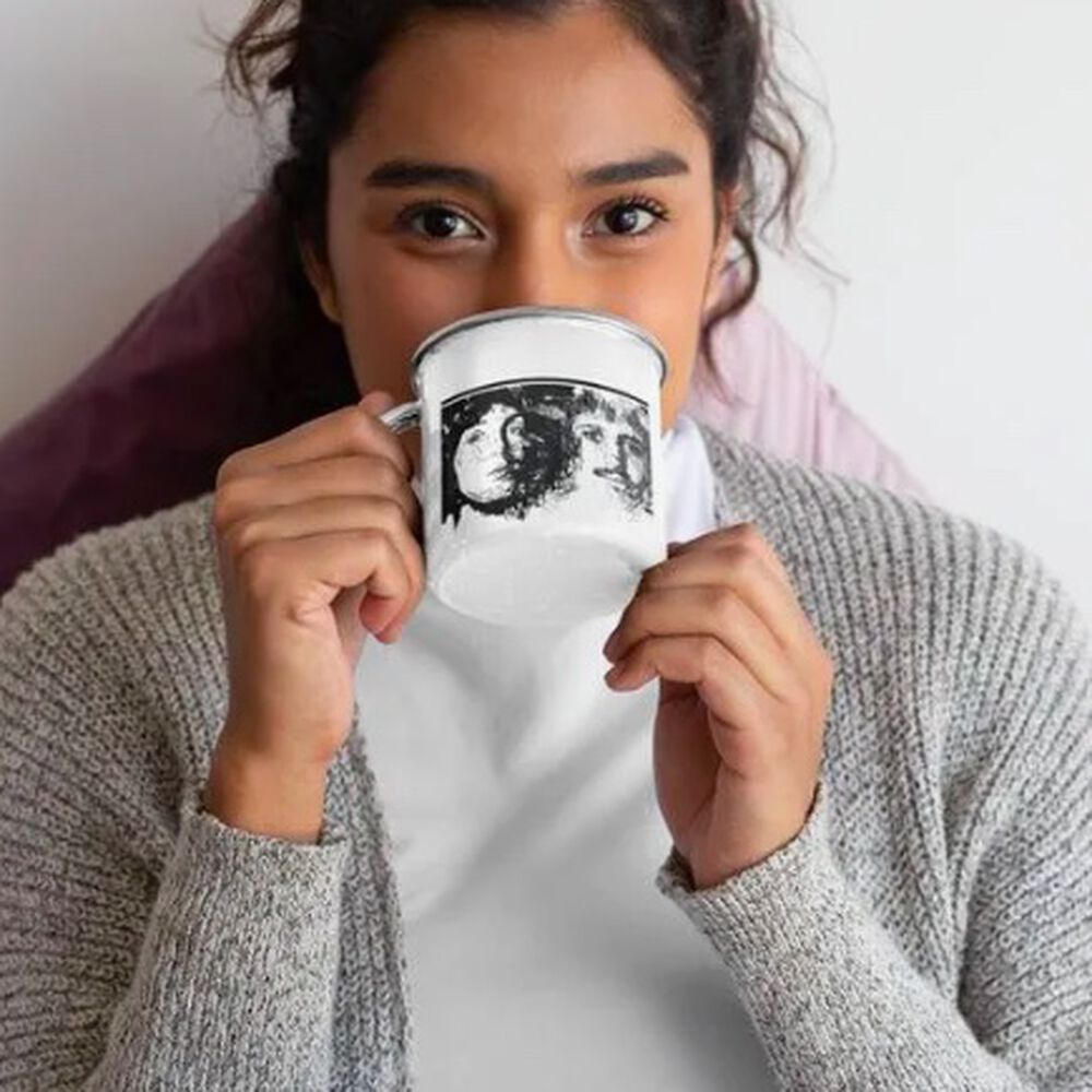 Taza Enlozada Lechera The Beatles Musica Rock image number 2.0