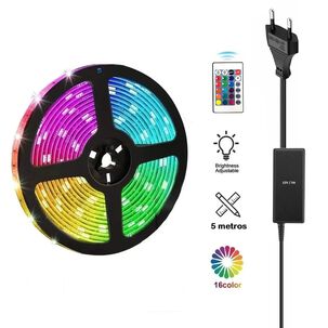 Kit Tira De Luces Led Full Rgb High Power 5 Metro + Control