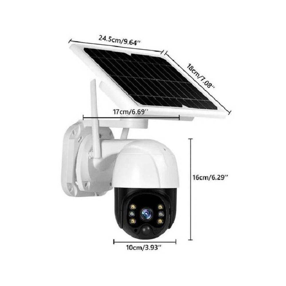 Camara Ip Solar 360 Seguridad Wifi Exterior Hd 1080p image number 3.0