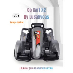 Go Kart Auto El&eacute;ctrico 12v7ah Con Control Rojo X2 Lubabycas