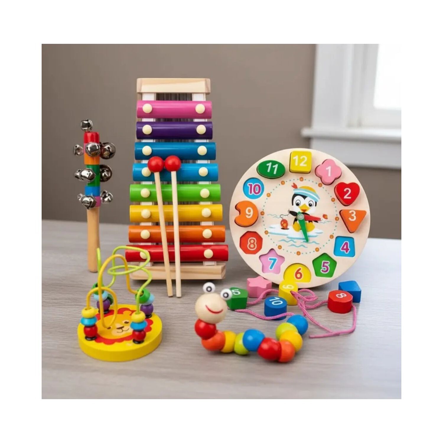 Juguetes Did&aacute;cticos Montessori Madera Cognitivo Para Ni&ntilde;os image number 8.0