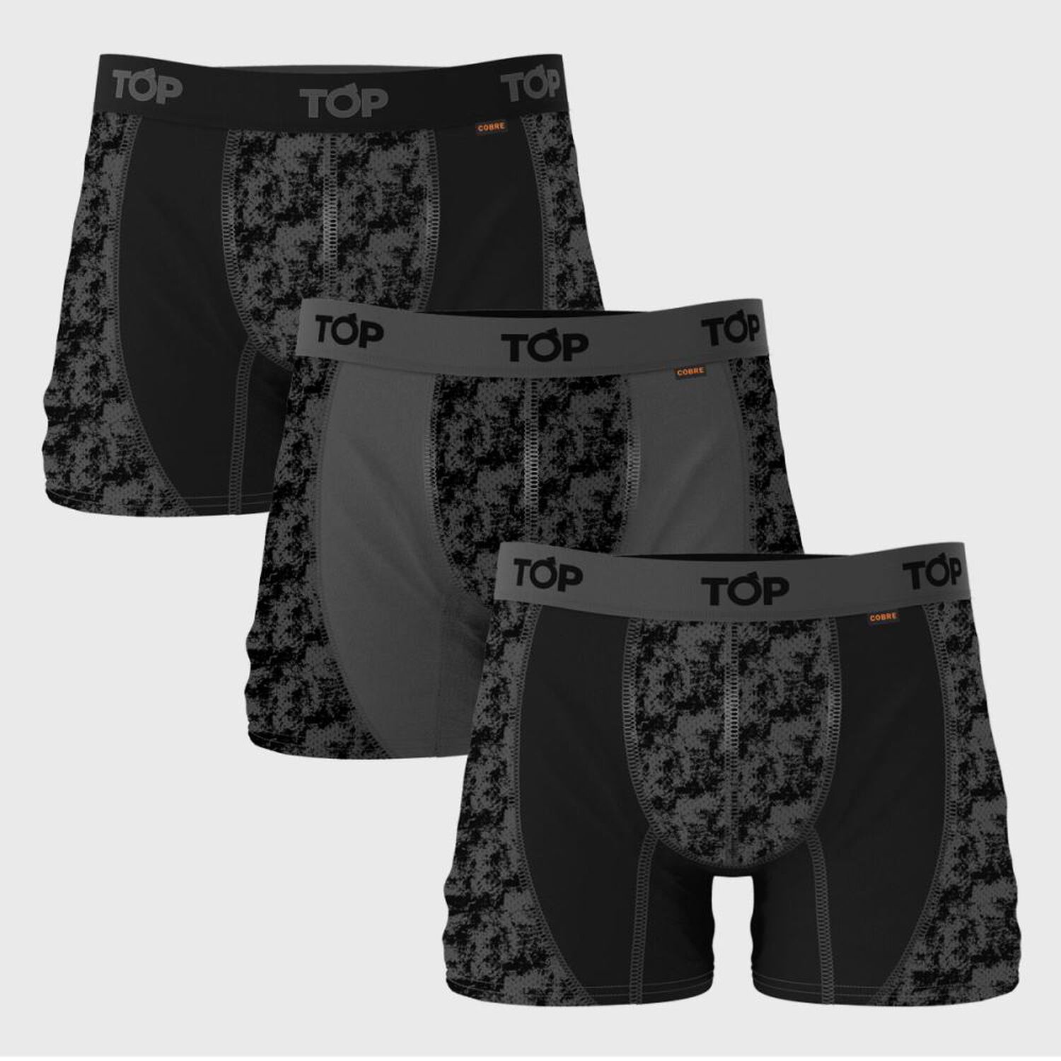 Pack X3 Boxer Top Microfibra Cobre image number 0.0