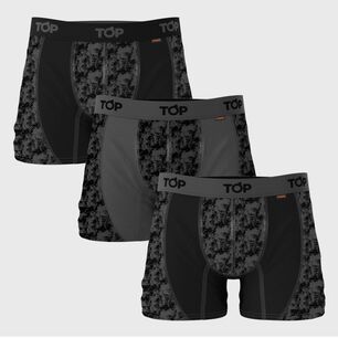 Pack X3 Boxer Top Microfibra Cobre