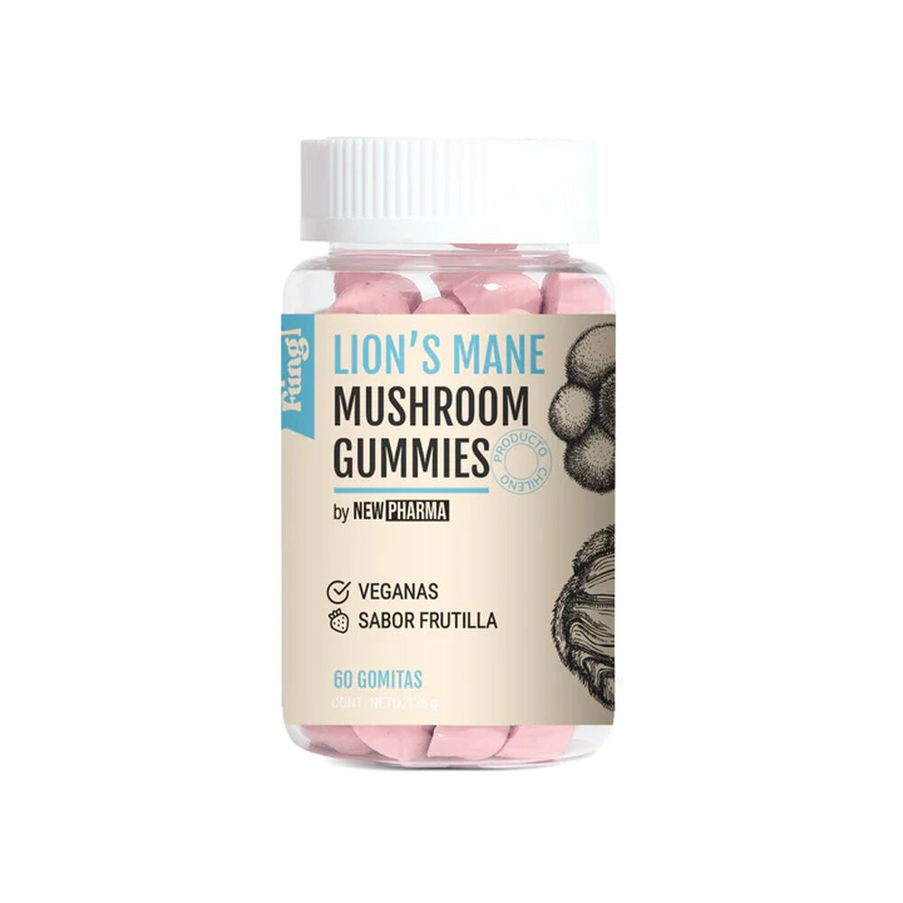 Suplemento Hongo Melena De León Newpharma 60 Gomitas image number 0.0