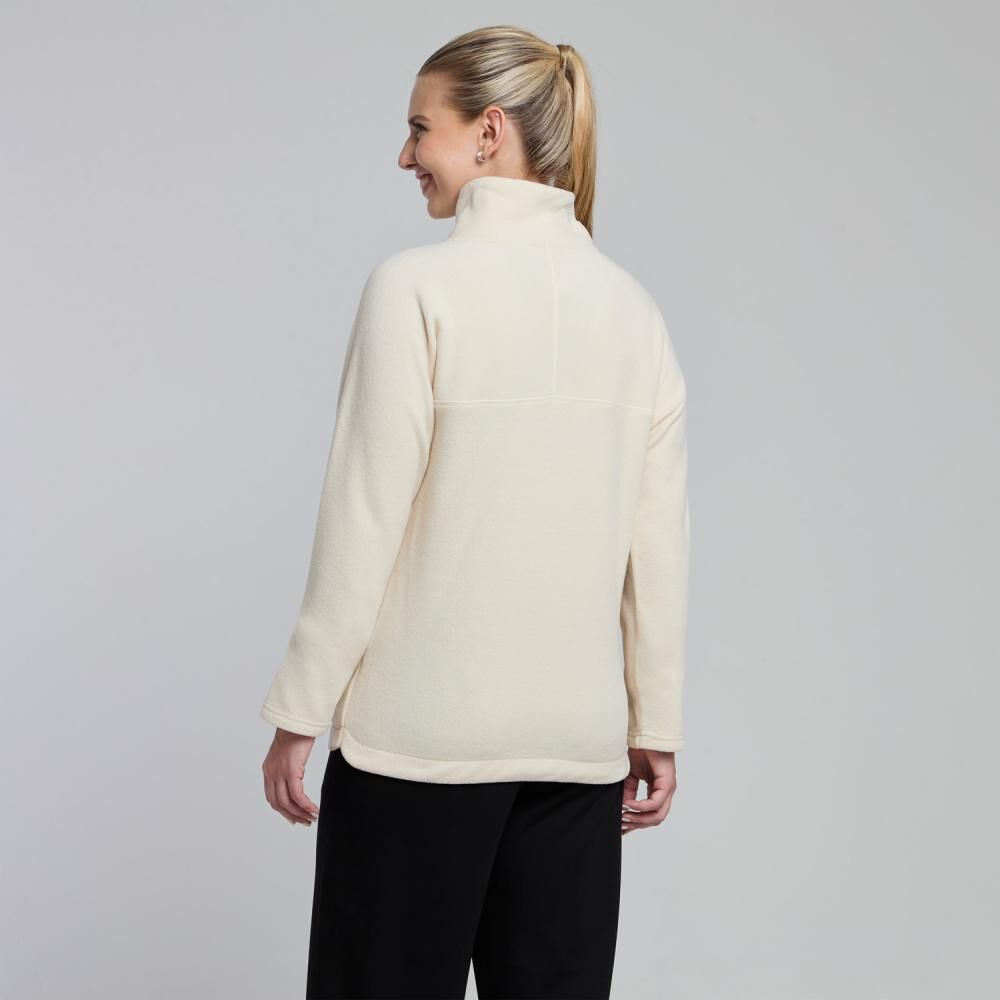 Polerón Deportivo Liso Slim Cuello Redondo Mujer Wetland image number 3.0