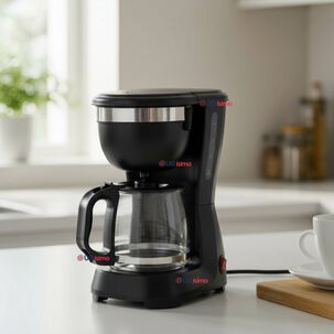 Cafetera Eléctrica 6 Tazas 600w De Potencia Con Filtro Reutilizable