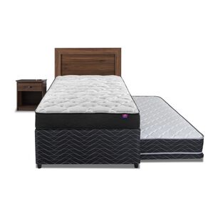 Div&aacute;n Flex Therapedic Plus / 1.5 Plazas / Base Normal + Set De Maderas