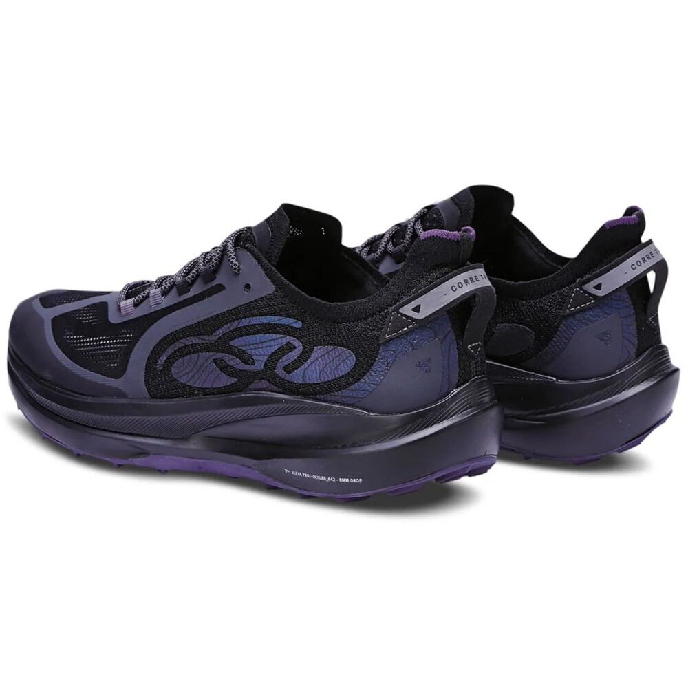 Zapatilla Trail Running Hombre Corre Trilha Negro image number 3.0