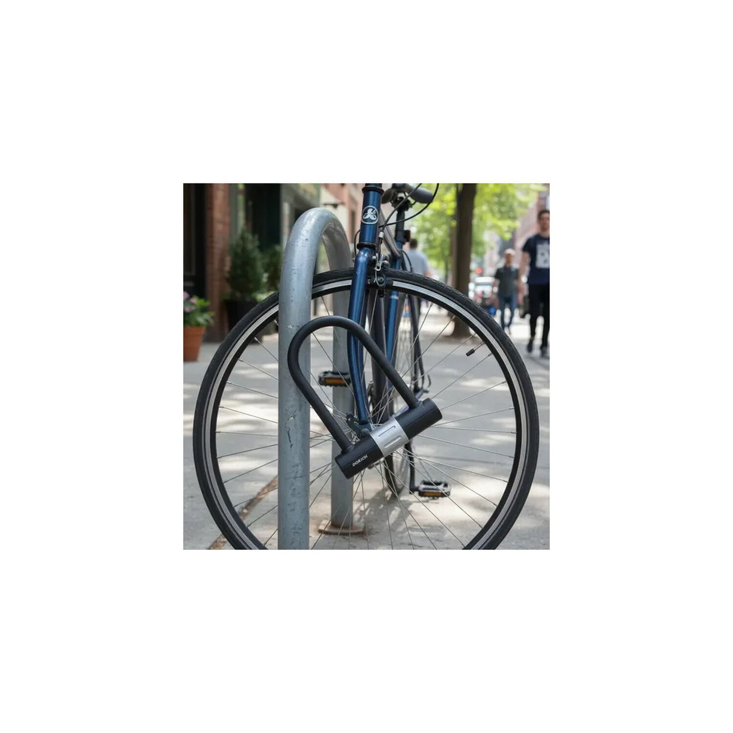Kit Seguridad Bici Casco Mtb Azul + Candado U-lock Azul M/l image number 7.0