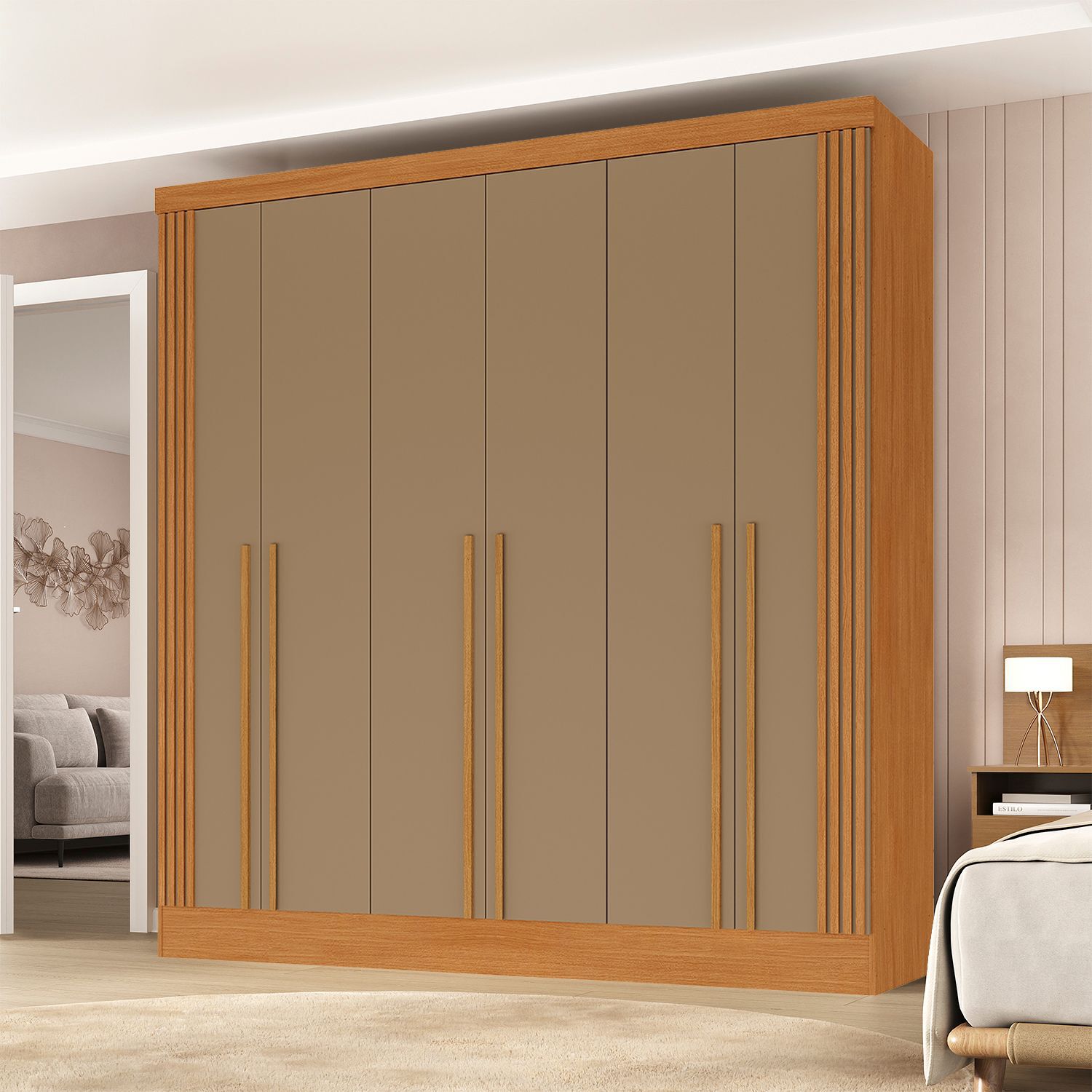 Cl&oacute;set Di Poretti Design New Bali / 6 Puertas / 3 Cajones image number 3.0