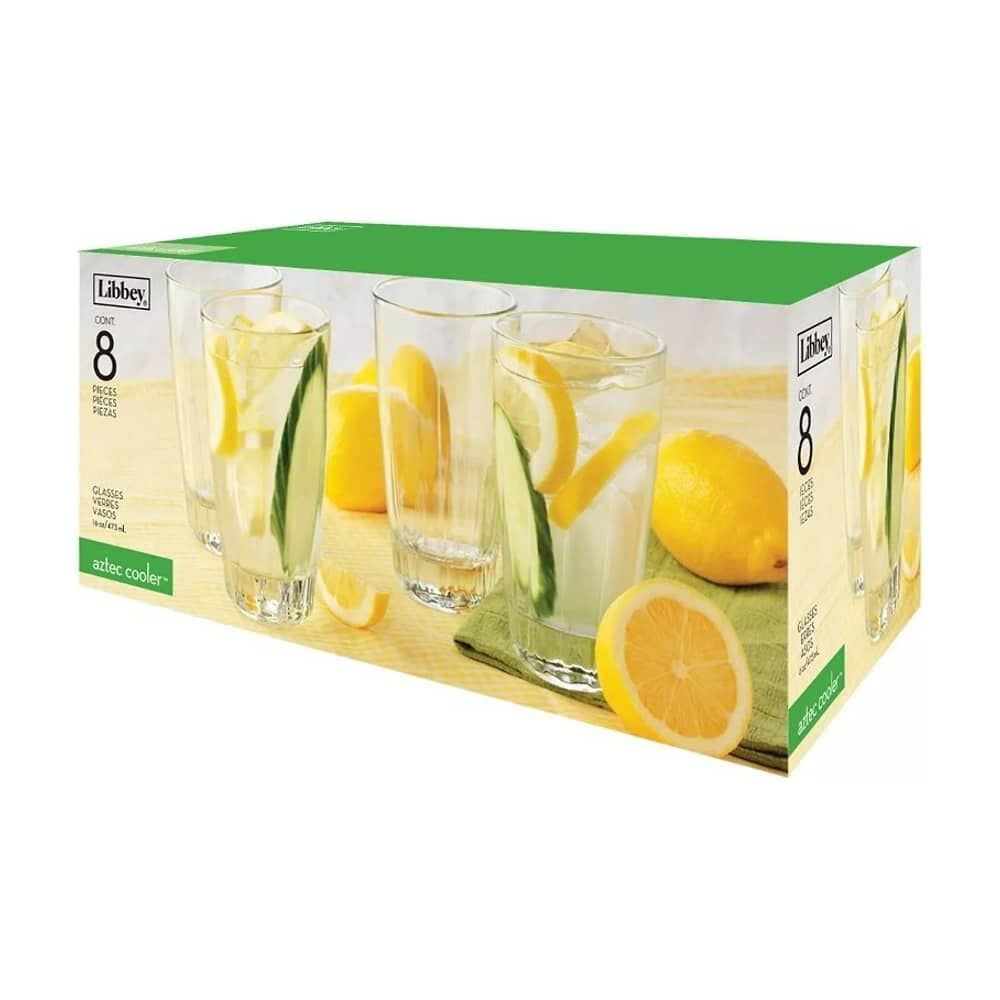 Juego 8 Vasos Cooler Aztec image number 1.0