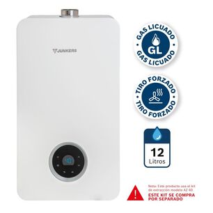Calefont Junkers Hydrowind Plus / Tiro Forzado / Gas Licuado  / 12 Litros