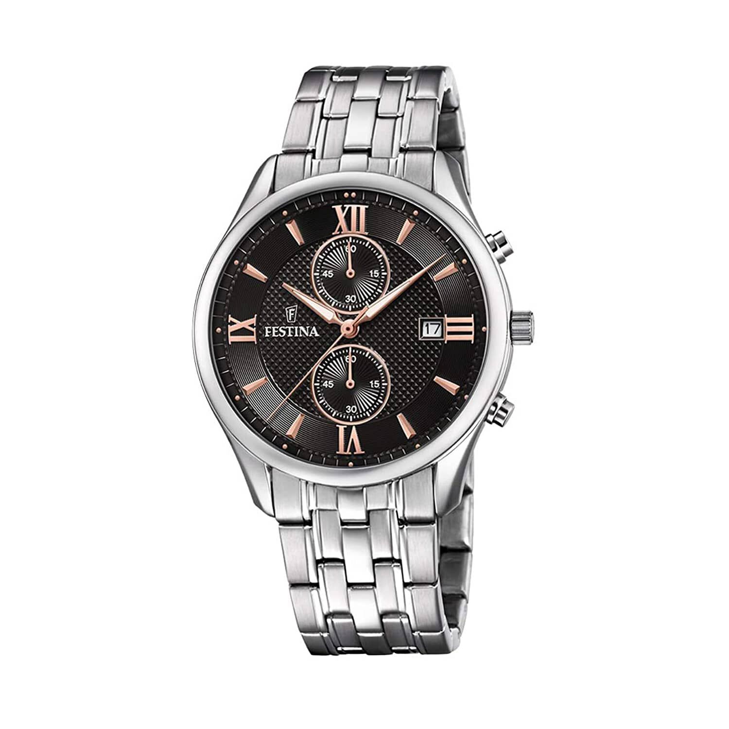 Reloj F6854/7 Festina Plateado Hombre Retro image number 0.0