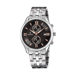 Reloj F6854/7 Festina Plateado Hombre Retro