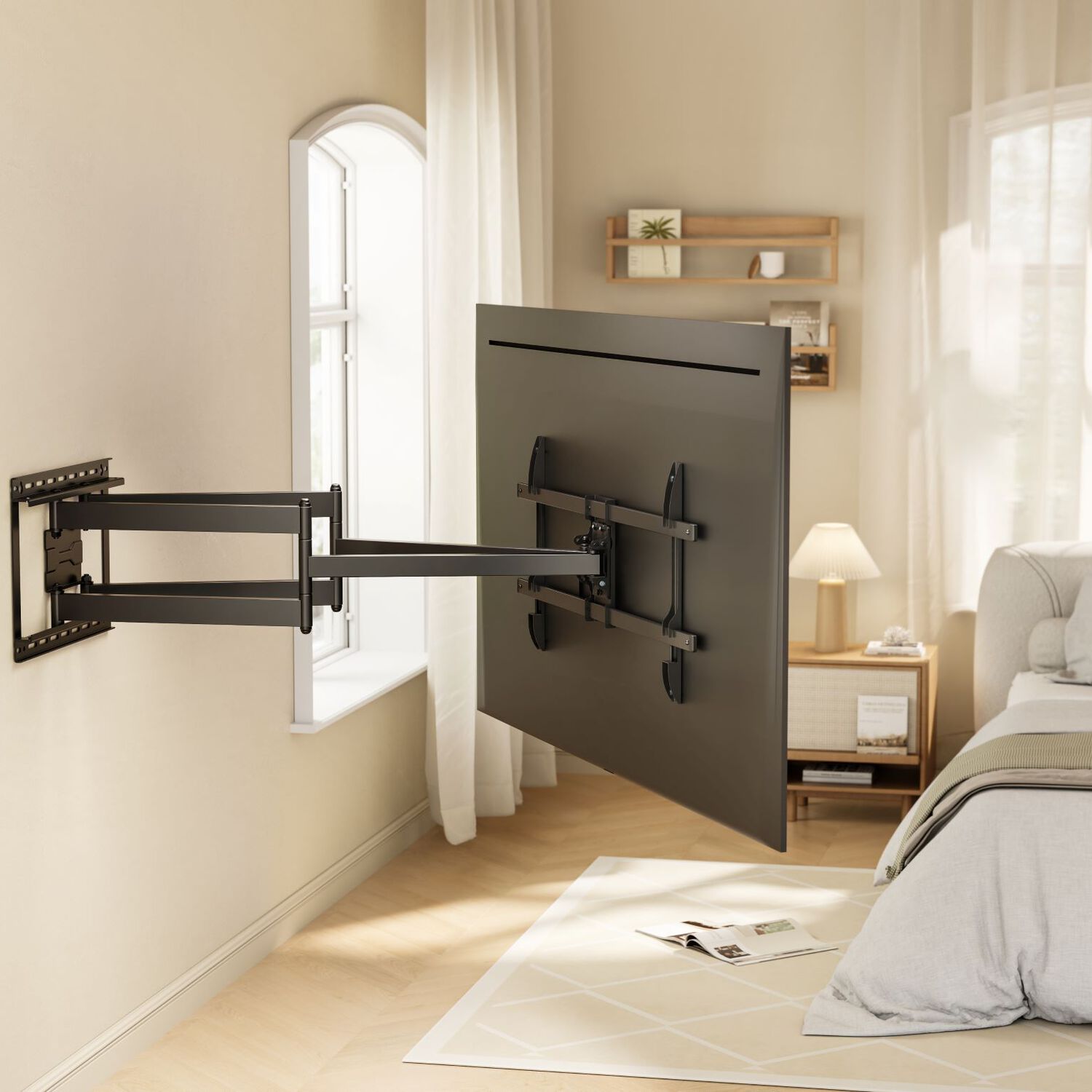 Soporte Para Tv Con Doble Brazo - 1.08m 43" A 90" 60kg - Sbrp84-486xl Brasforma image number 2.0