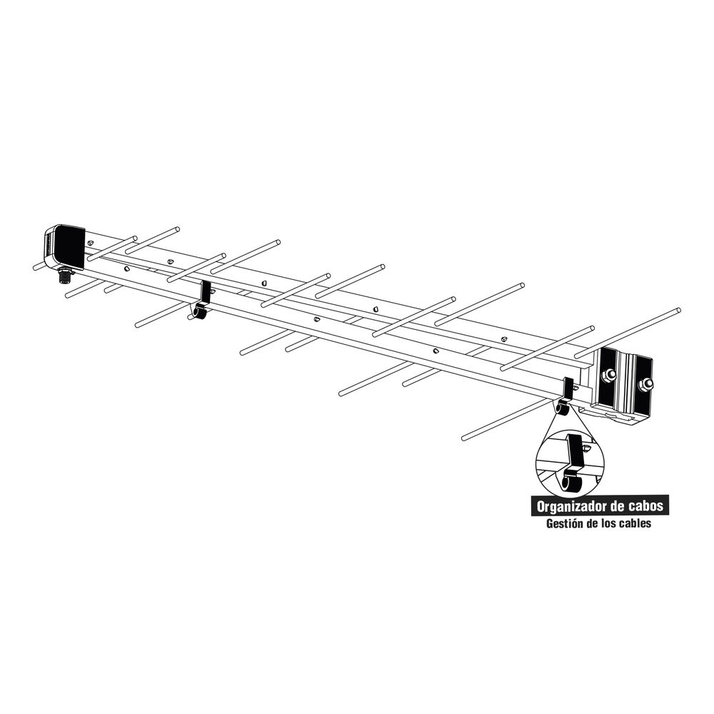 Antena Externa Hd 17dbi + Mastil + 16m De Cable De Regalo Lte-2017v Brasforma image number 5.0