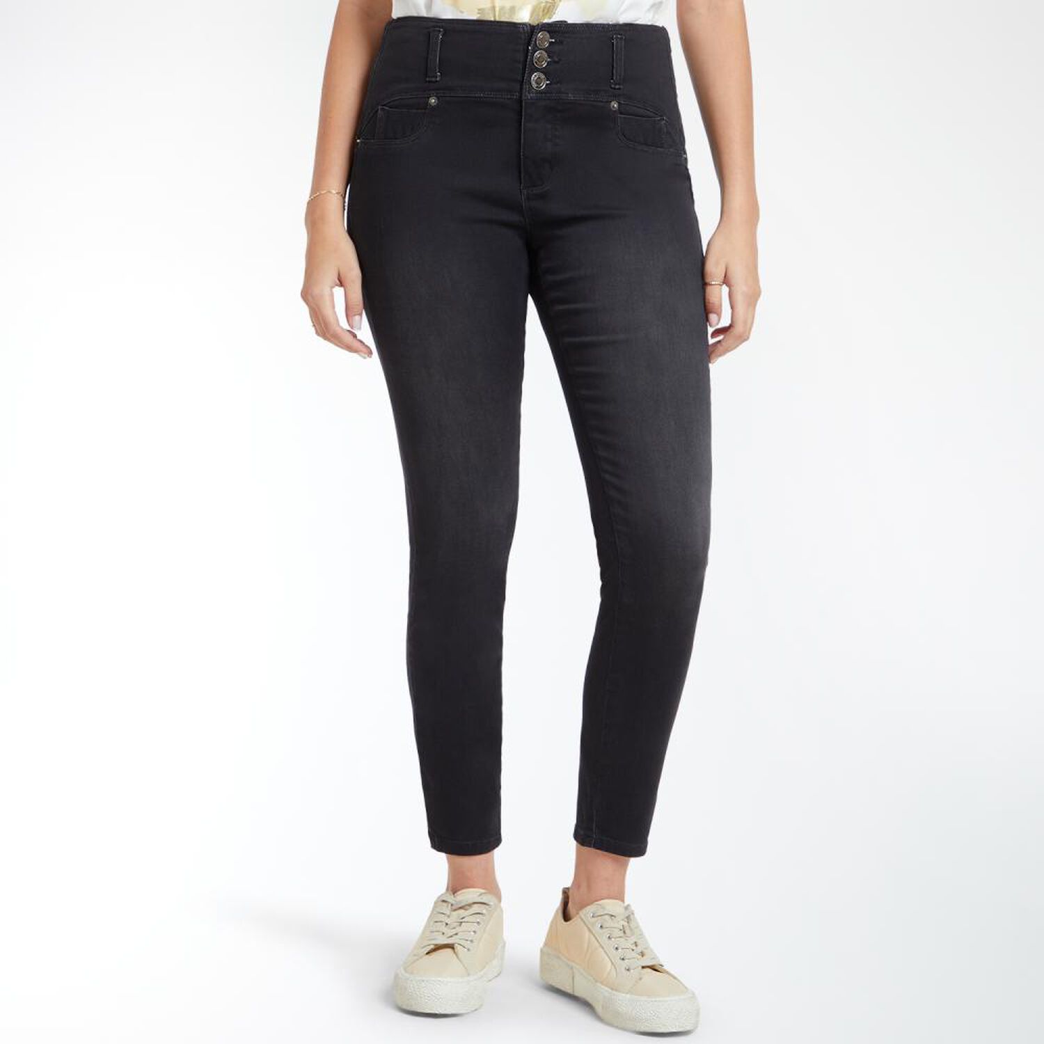 Jeans Tiro Medio Sculpture Push Up Mujer Kimera image number 0.0