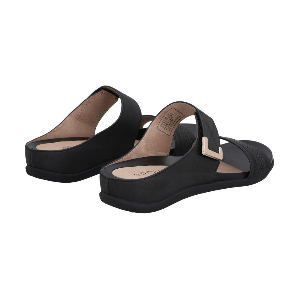 Sandalia Mujer Negro Sofi Police image number 3.0