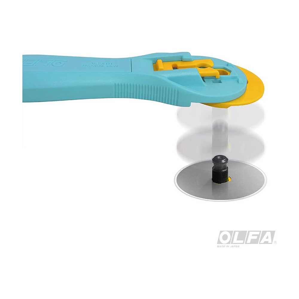 Cuchillo Olfa Rotativo Para Tela 45 Mm Aqua image number 2.0